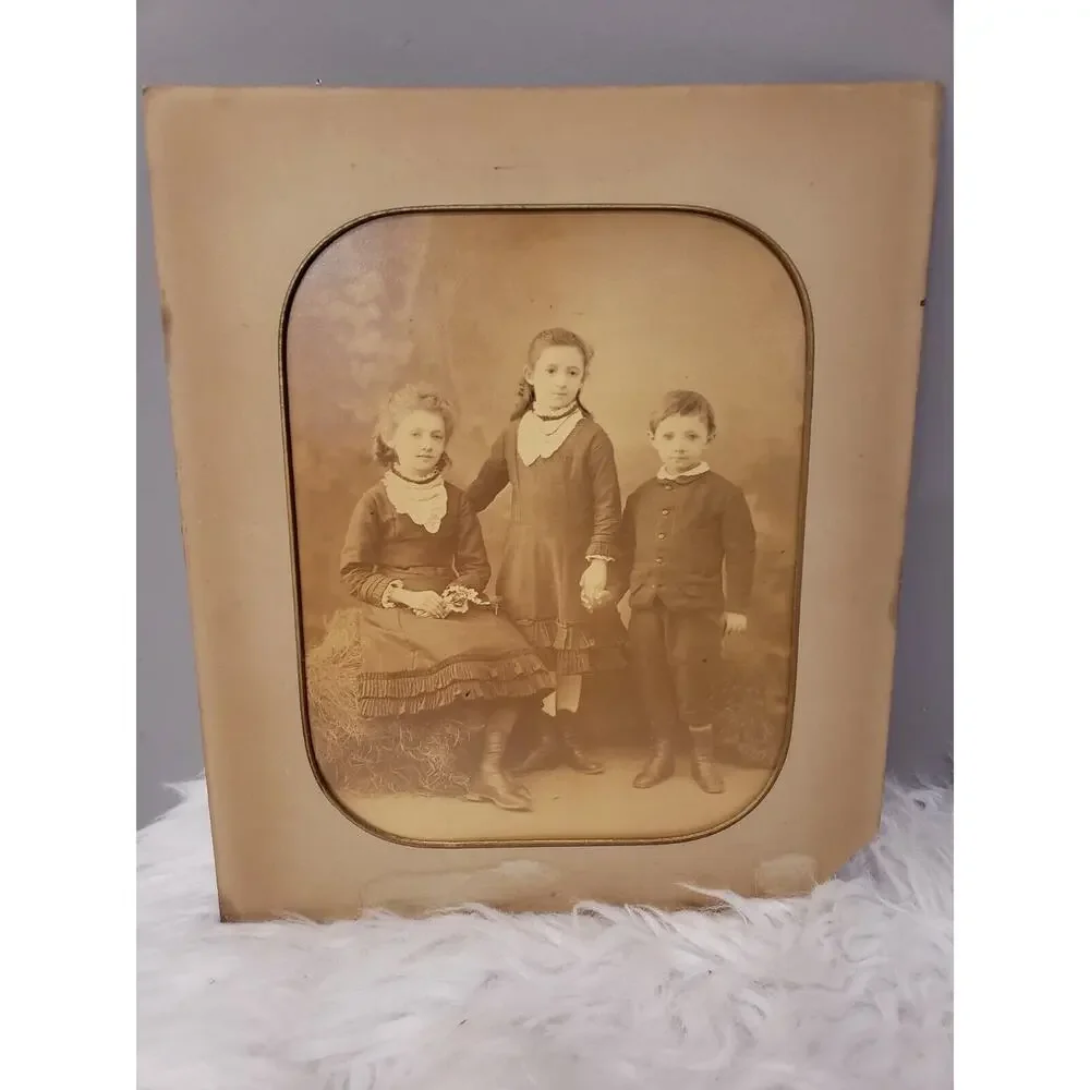 3 Beautiful Antique‎ Framed Wedding Bridal Photograph Picture Family Bride Groom